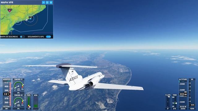 OUT OF FUEL AT 60.000 FEET AND LANDING - Microsoft Flight Simulator 2020 смотреть онлайн