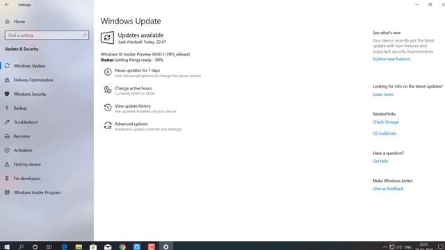 Windows 10 Insider Preview Build 18361,Known issues & General changes, improvements, and fixes ! смотреть онлайн