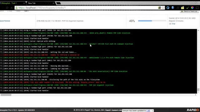 Pen Testing #1 (Rapid 7 Metasploit 4.10.0) смотреть онлайн