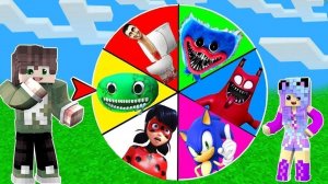 НАШЁЛ КОЛЕСО ФОРТУНЫ ХАГГИ ГОРКА ПОЖИРАТЕЛЬ МАМА ДЛИННЫЕ НОГИ ПАННИВАЙЗ АНИМАТРОНИКИ В МАЙНКРАФТ