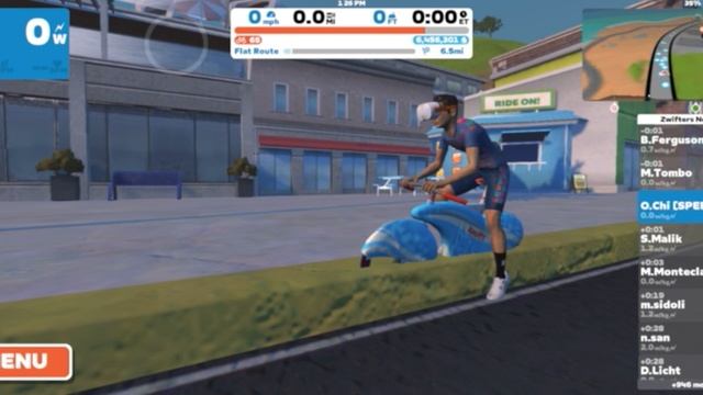 Zwift April Fools Day 2024 // VR Goggles! смотреть онлайн