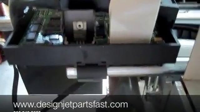 Designjet 750c Carriage Assembly and Belt Replacement смотреть онлайн