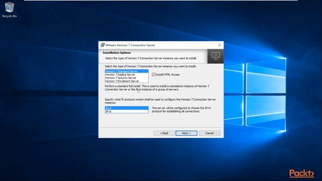 Learning VMware Horizon 7.x: Installing the View Connection Server|packtpub.com смотреть онлайн