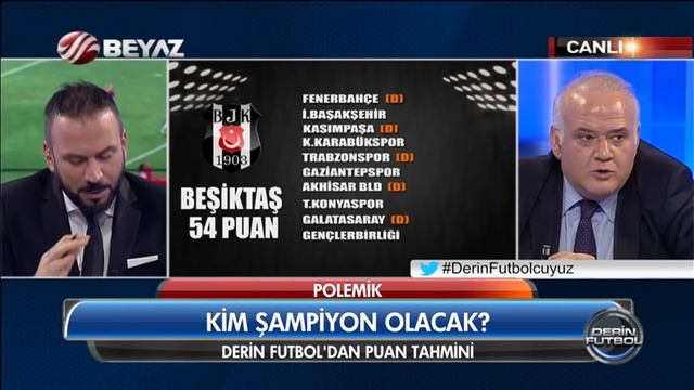 (T) Derin Futbol 16 Mart 2015 Tek Parça - Beyaz TV смотреть онлайн