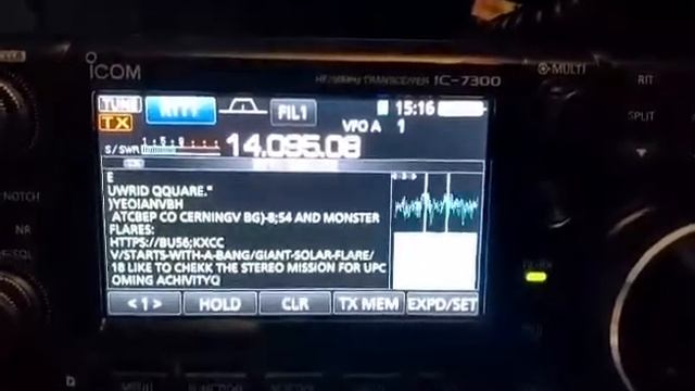 Icom IC-7300 RTTY Decoder