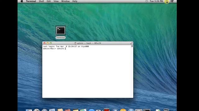 How to use command or terminal window in MAC OS X Macbook Pro смотреть онлайн