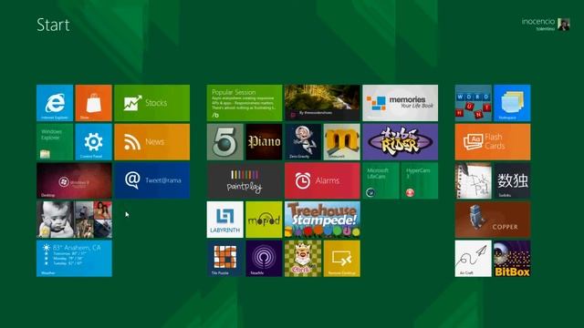Windows 8 interface смотреть онлайн