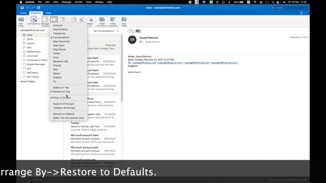 FIX: Email List is Invisible in Outlook on Mac (Reading Pane on Right Side) смотреть онлайн