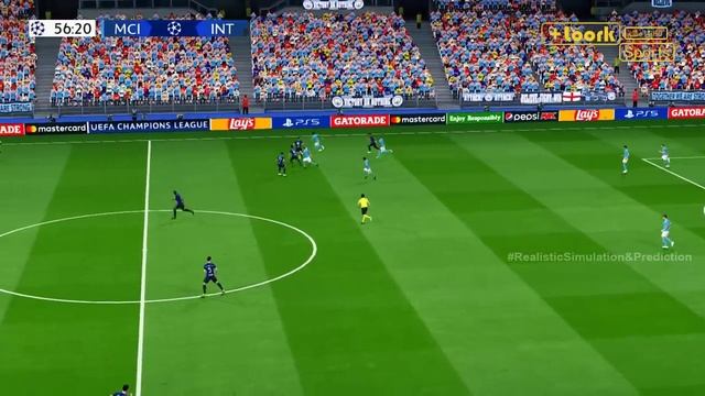 MANCHESTER CITY Vs INTER Final Champions League 2023 • Simulacion & Prediccion