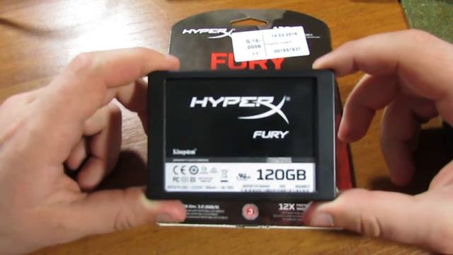 Обзор SSD Kingston HyperX Fury 120GB 2.5" SATAIII MLC смотреть онлайн