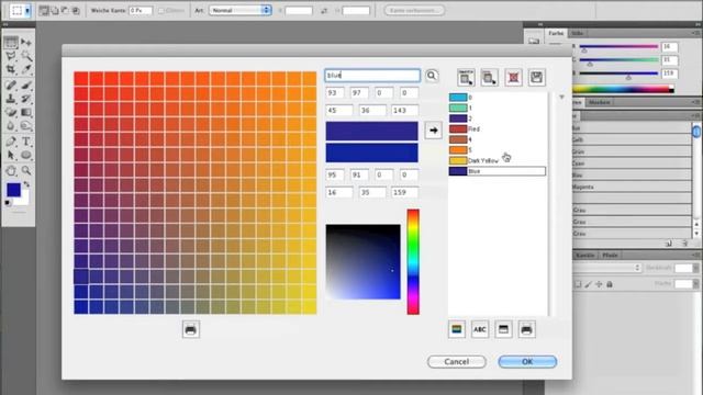 Photoshop PlugIn: ColorList - create and print .aco Swatch files смотреть онлайн