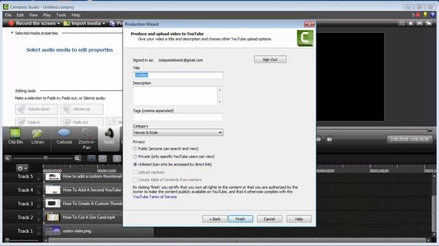 How To Make An Outro Slate/End Slate For YouTube смотреть онлайн