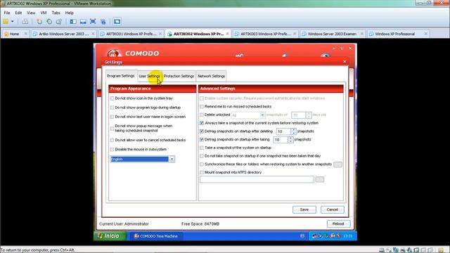 Comodo Time Machine: Punto de restauracion congelando el sistema operativo en un momento determinad смотреть онлайн
