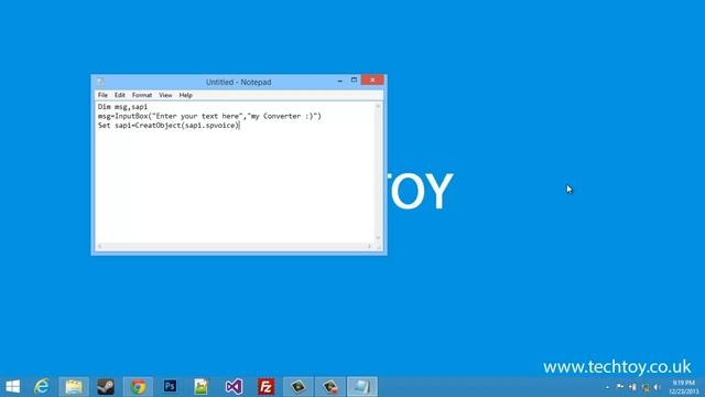 Make your own text to audio converter using notepad..!!! смотреть онлайн