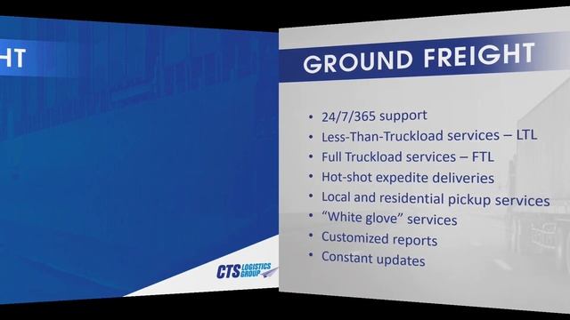 CTS LOGISTICS GROUP USA - PRESENTATION MOVIE смотреть онлайн