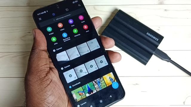 How to Copy Files from Android Phone to Samsung Portable SSD T7 Shield | Copy Videos, Photos смотреть онлайн