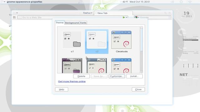 Make Gnome 2 look like KDE fast and easy w/o download theme смотреть онлайн