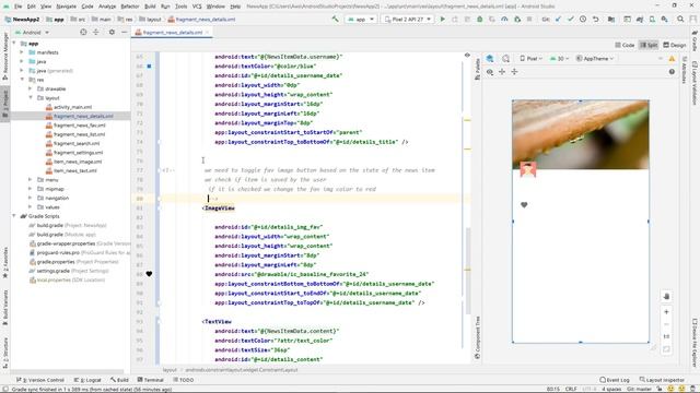 [Open Coding] News App MVVM #08: UI |News Details Fragment Design | Android Native смотреть онлайн