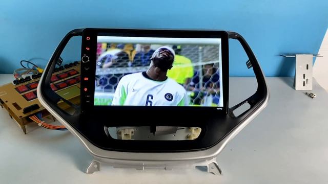 Joying 10.1" Display Android Auto Stereo for Jeep Cherokee 2014+ смотреть онлайн