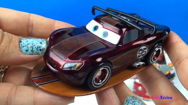 COLLECTION DISNEY PIXAR CARS DELUXE DIE CAST LIGHTNING MCQUEEN RED & RIP CLUTCHGONSKI - UNBOXING смотреть онлайн
