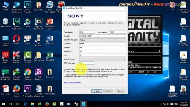 Hướng dẫn cài đặt Sony SoundForge Pro 11 смотреть онлайн