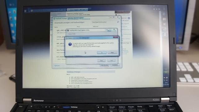 Lenovo Thinkpad X220 BIOS-Update