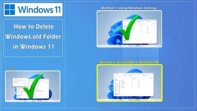 How to Delete Windows old Folder in Windows 11 смотреть онлайн