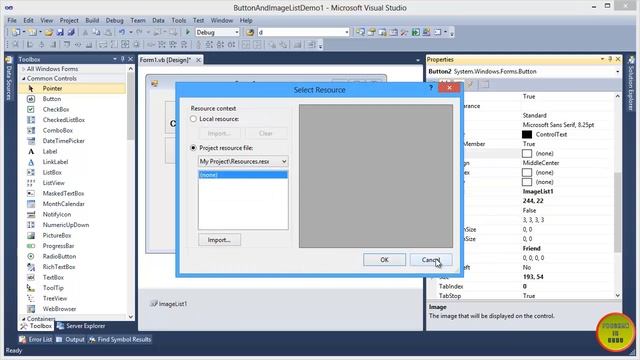 VB.NET Button & ImageList Control Tutorial In Urdu смотреть онлайн