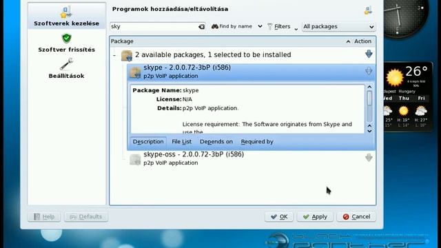 Skype install / telepítése, hogyan? blackPanther OS смотреть онлайн