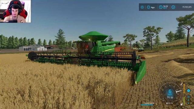 COLHENDO TRIGO SAFRINHA | Farming Simulator 22 | Centro Oeste Map смотреть онлайн