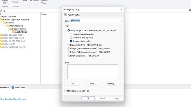 How to Install Registry Keys and Entries | Advanced Installer Freeware смотреть онлайн