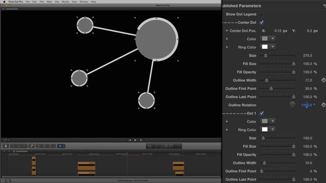 Final Cut Pro X (FCPX) Generator: Connections (template/plugin) смотреть онлайн
