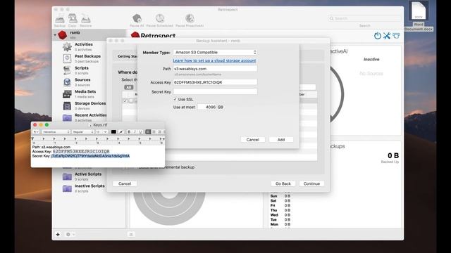 Cloud Backup to Wasabi with Retrospect Backup for Mac смотреть онлайн