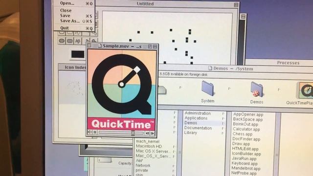 Mac OS X Server 1.0 Demo смотреть онлайн