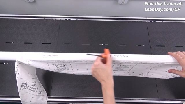 How to Attach Leader Cloth to Your Grace Longarm Frame with Leah Day смотреть онлайн