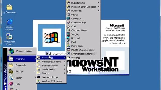 Virtual PC 2007: Windows NT 5.0 Build 1902 смотреть онлайн