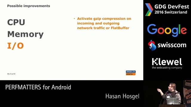 PERFMATTERS for Android - DevFest Switzerland 2016 смотреть онлайн