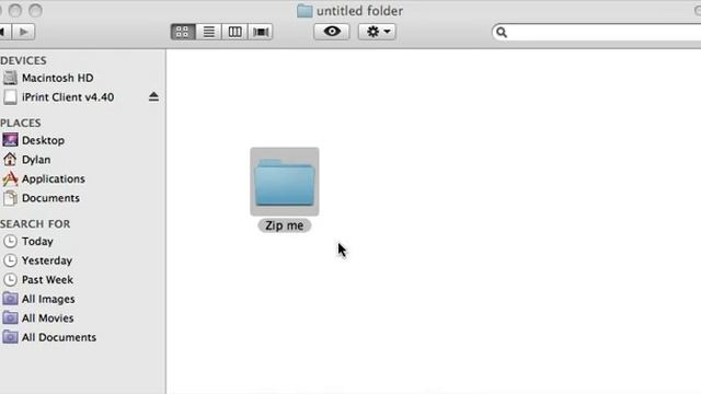 How to ZIP a File or a Folder on Mac OS X смотреть онлайн