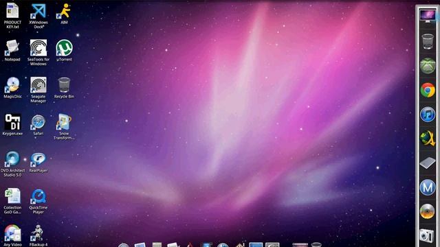 Amazing Snow Leopard Theme for Windows 7 смотреть онлайн