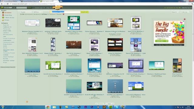 Windows 7 - Installing Custom Themes and Start Orbs смотреть онлайн