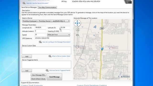 ThinkGeo GPS Device Simulator Overview смотреть онлайн