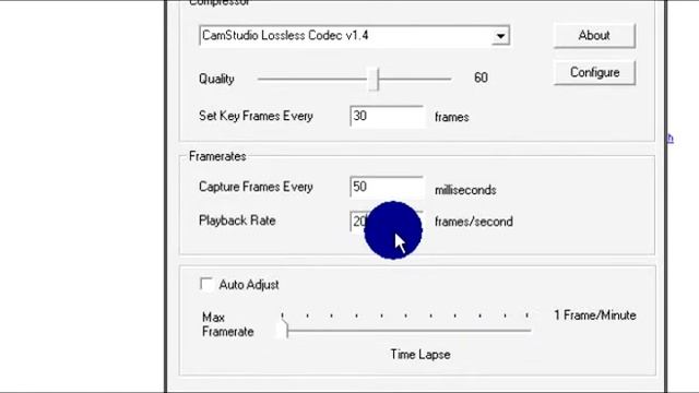 My camstudio settings смотреть онлайн
