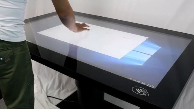 42 inch multi touch table with Dual OS Android And Windows 10 смотреть онлайн