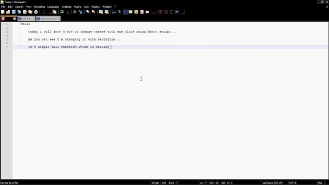 Change theme with script/CommandPrompt in Windows 7/8/10 смотреть онлайн