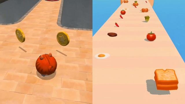 Going Balls, Ball Race 3D, Rolling Ball Sky Escape, Sandwich Runner All Levels Gameplay Android,iOS смотреть онлайн