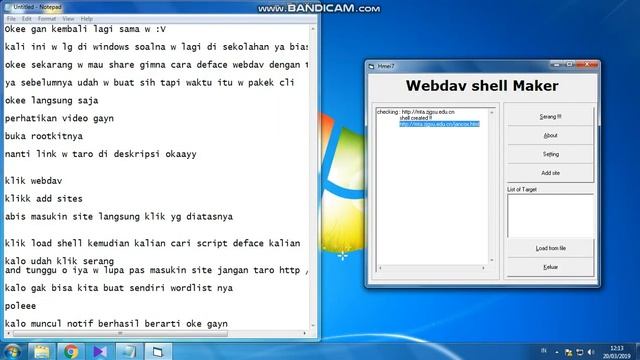 Deface WEBDAV menggunakan ROOTKIT ! смотреть онлайн