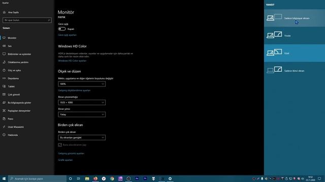 Windows 10 Ekran Görüntü Ayarları l NASIL YAPILIR ? смотреть онлайн