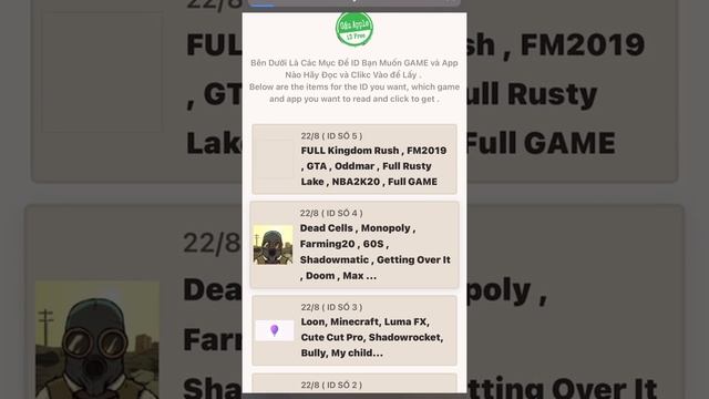 Share ID Apple Tải Game Vip Miễn Phí смотреть онлайн