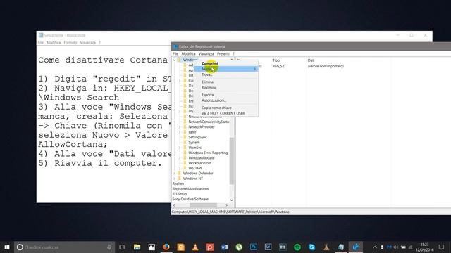 Come disattivare CORTANA su Windows 10 [NUOVO UPDATE] смотреть онлайн