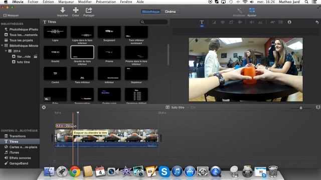 IMOVIE #1 Ajouter et modifier les titres смотреть онлайн